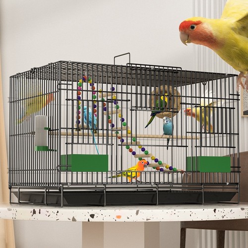 Large metal bird cage for - bird,