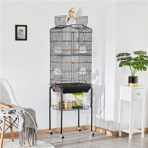 Large bird cage rolling - large,