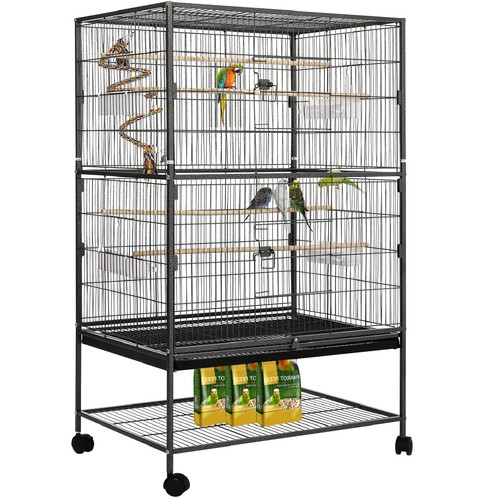 Large movable bird cage - large,