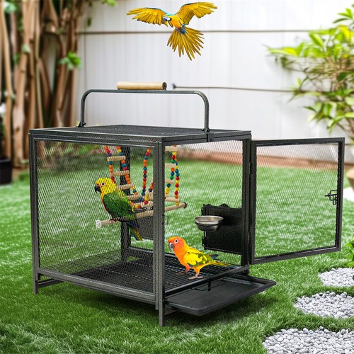 Large budgie cage metal parrot - budgie,