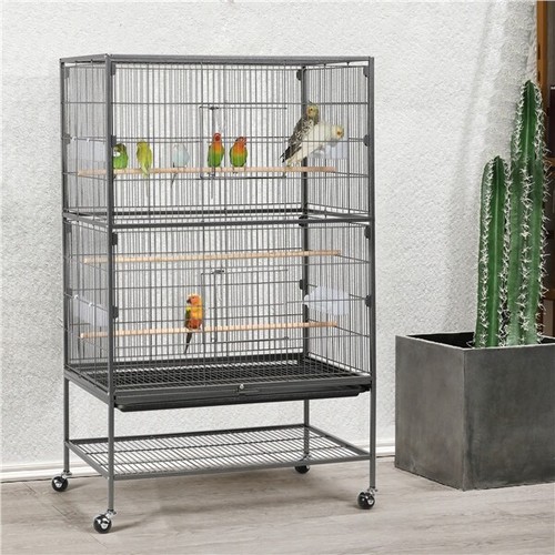 Large parrot cage - cage, tiers