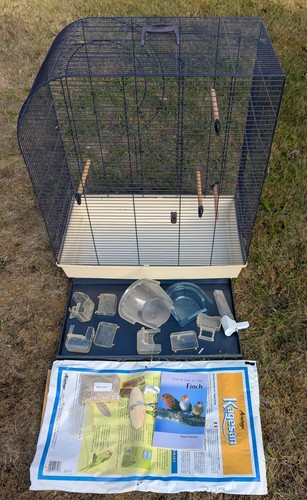 Large budgie cage metal parrot - large,
