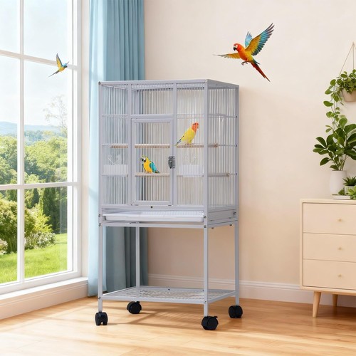 Large parrot cage - parrot, metal