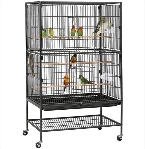 132cm large parrot bird - 132cm, cage